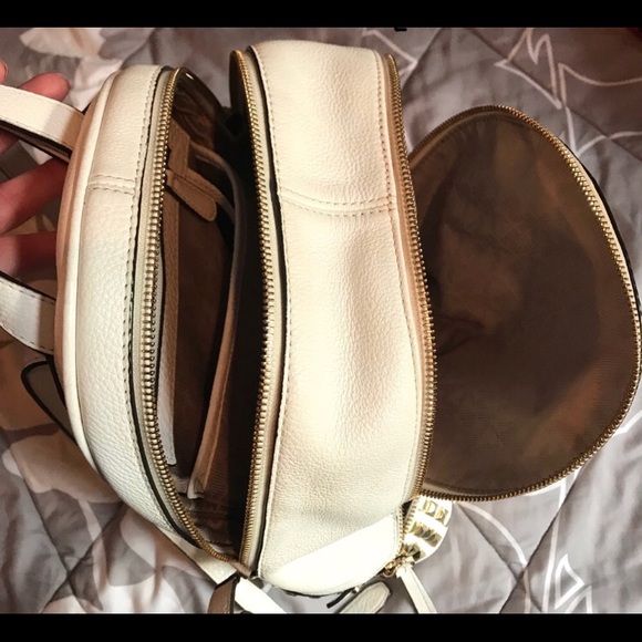 MICHAEL KORS STUDDED LEATHER BACKPACK